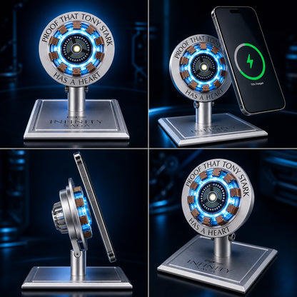 Arc Reactor Magnetic Wireless Charging Stand